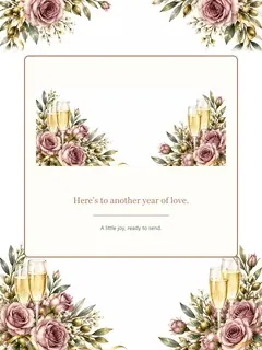 Another Year of Us — original ANIMAIL ecards artwork