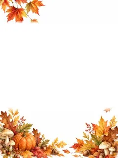 Autumn Gatherings — original ANIMAIL letters artwork