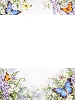Butterfly Breeze — original ANIMAIL letters artwork