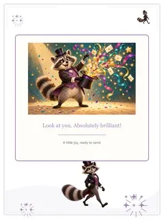 A Little Magic — original ANIMAIL ecards artwork