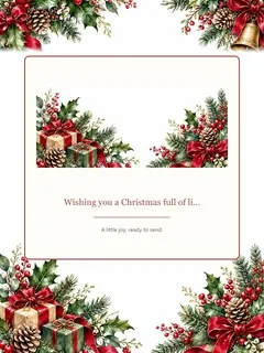 A Christmas Full of Little Joys — original ANIMAIL ecards artwork