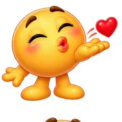 Blowing You a Kiss — original ANIMAIL animations artwork