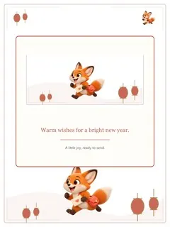 A Bright New Beginning — original ANIMAIL ecards artwork