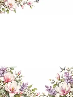 Spring in Bloom — original ANIMAIL letters artwork