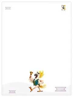 Squawk’s Grand Announcement — original ANIMAIL letters artwork