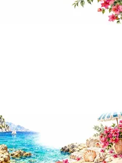 A Summer by the Sea — original ANIMAIL letters artwork