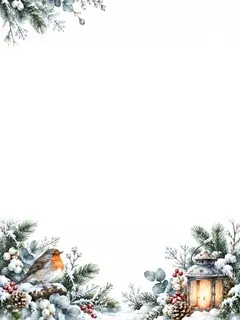 A Quiet Winter — original ANIMAIL letters artwork